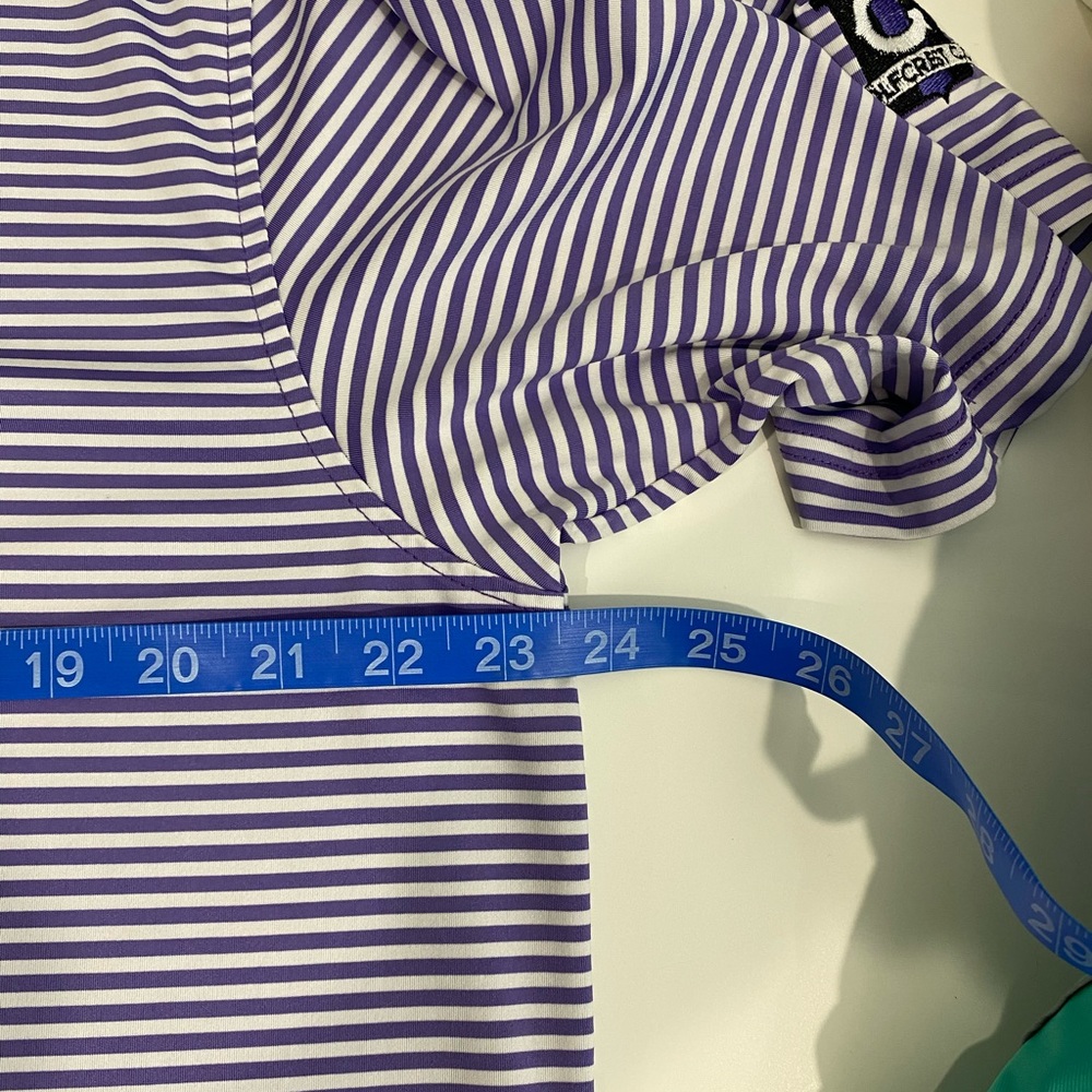 Footjoy Golfcrest Country Club Fj On Collar Size Large Gem